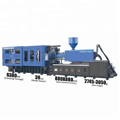 qualidade  SANSHUN Horizontal Automatic Energy Saving Artificial Flower Injection Molding Machine 638Ton fábrica